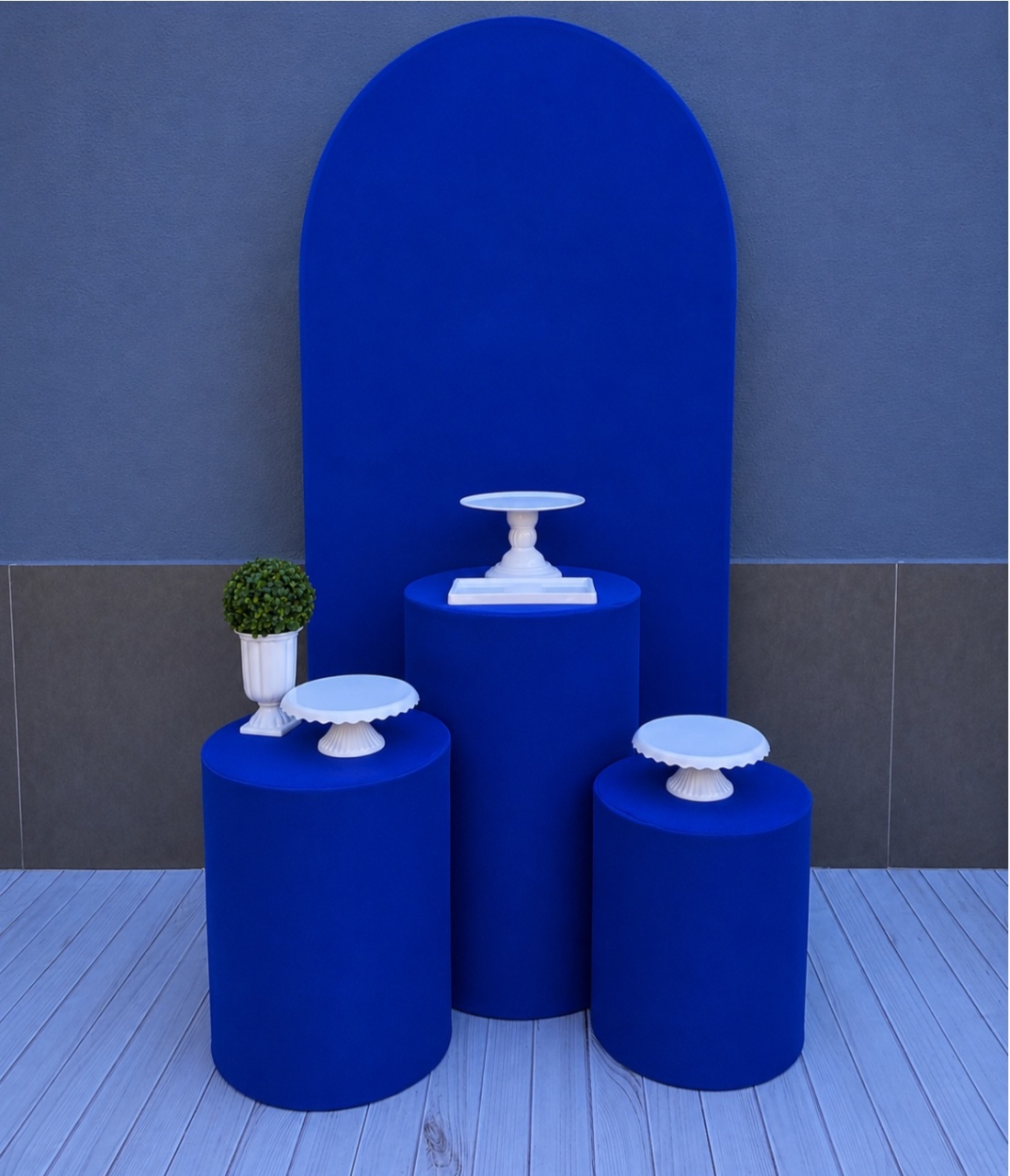 Kit Básico Azul Royal ( Tapete Não Incluso) - encantopegueemonte