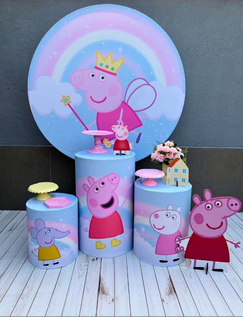 Kit Básico Peppa Pig 2  (Tapete Não Incluso) - encantopegueemonte