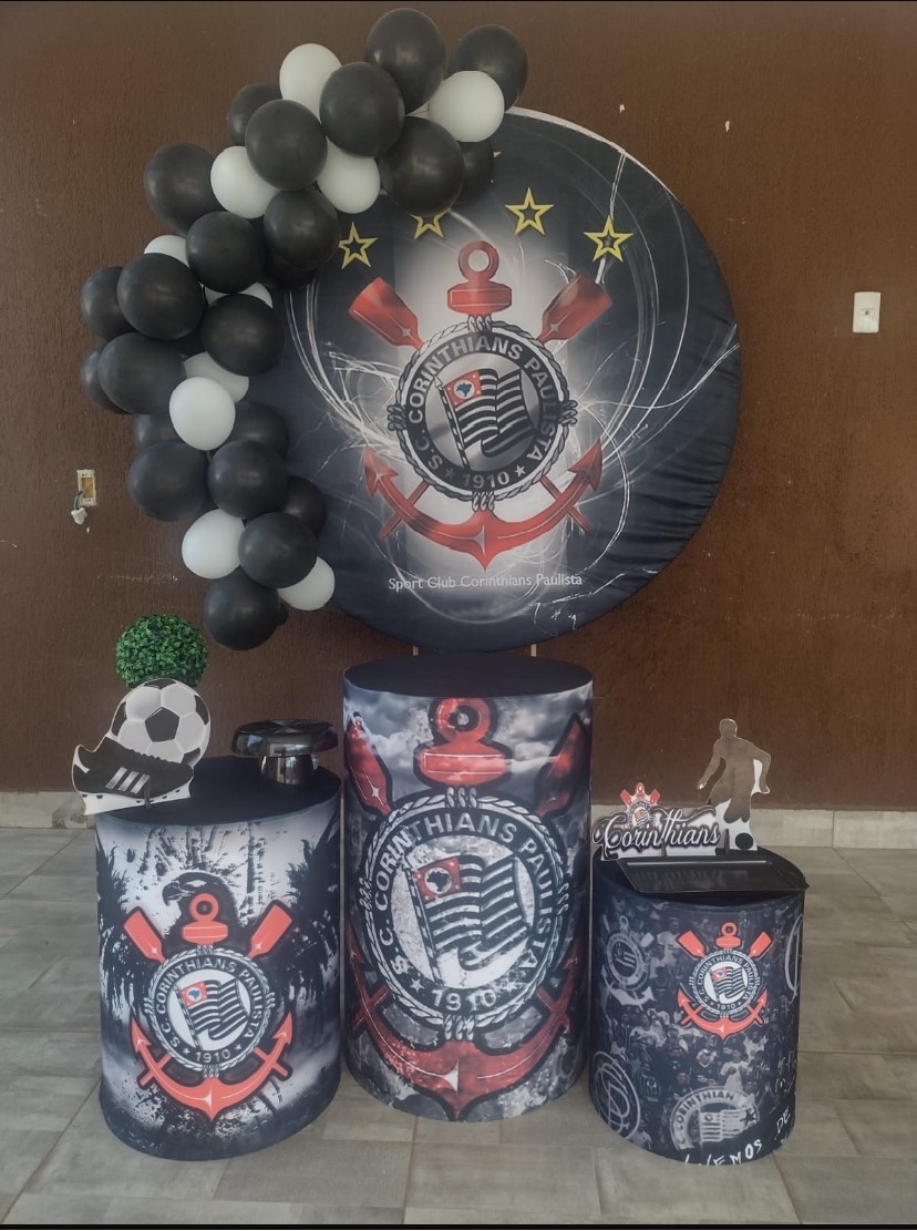 Kit Básico Corinthians (Balão Não Incluso) - encantopegueemonte