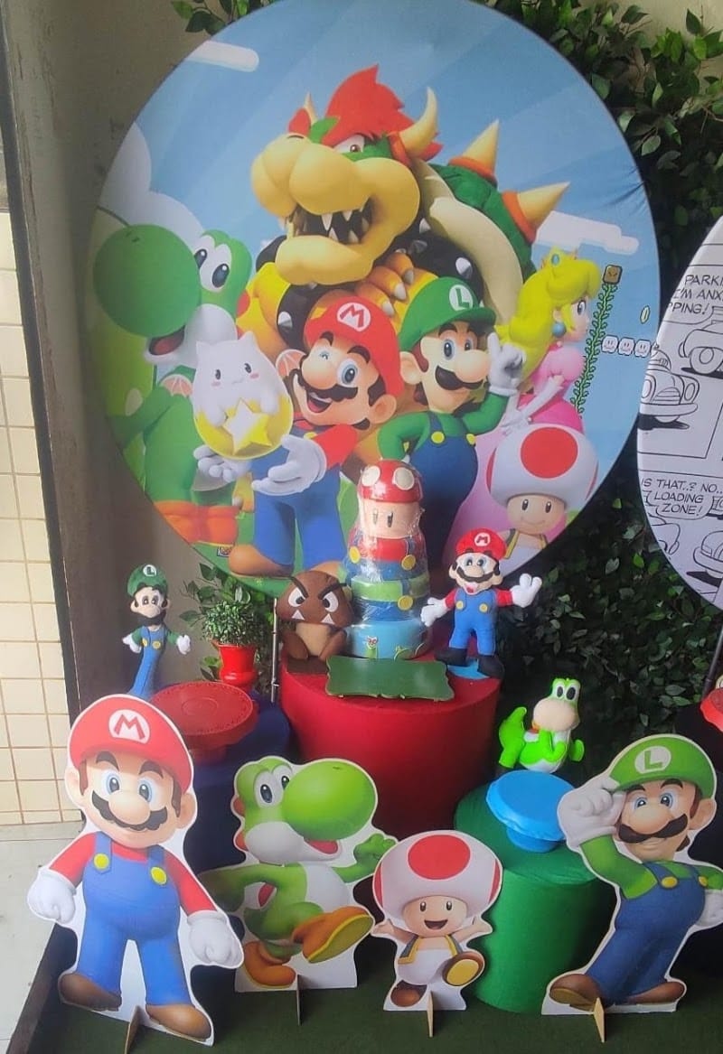 Kit Mario Bros - Vick Festas 