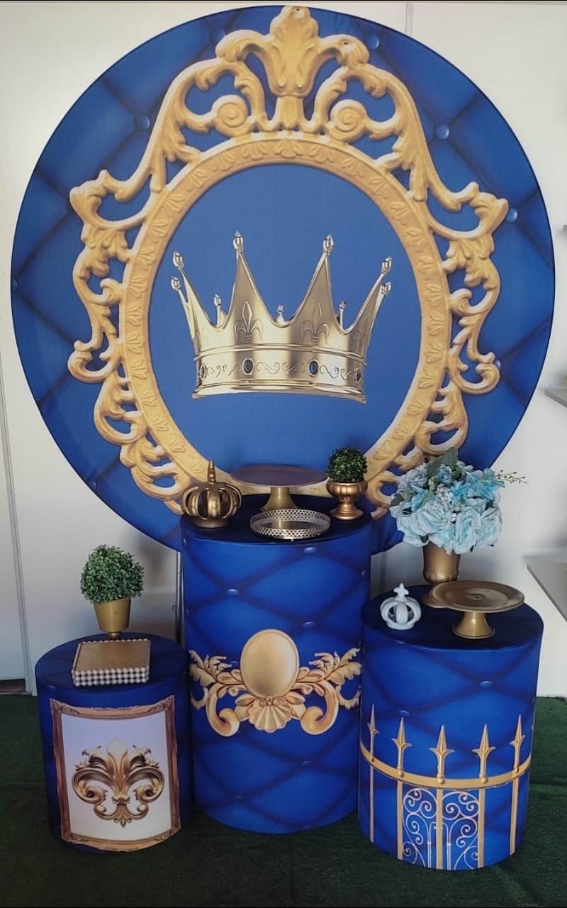 Kit Realeza Azul - Vick Festas 
