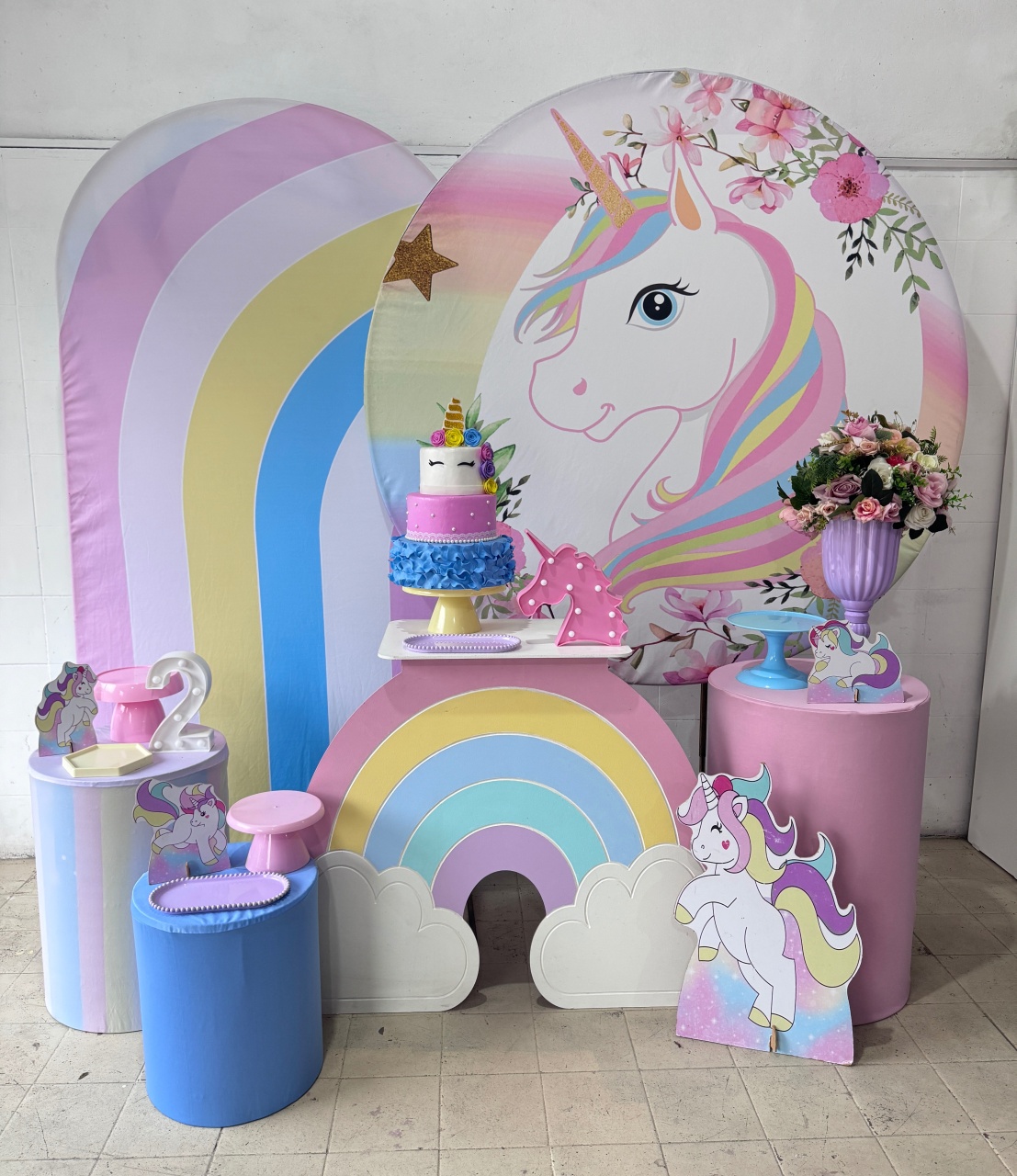 Kit Premium Unicórnio  - Lavita Sonho De Menina 