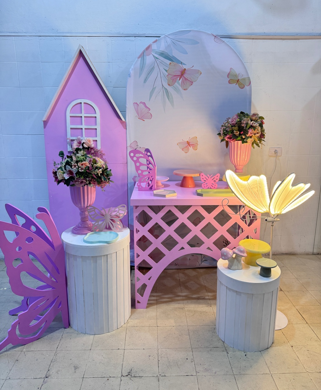 Premium Borboleta Led - Lavita Sonho De Menina 