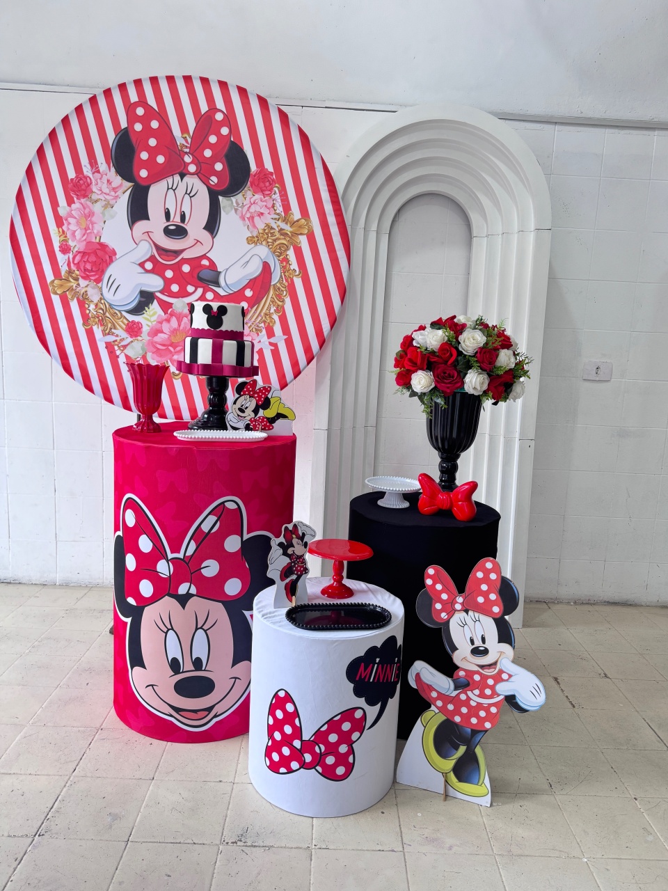 Kit Basic Minnie Vermelha - Lavita Sonho De Menina 