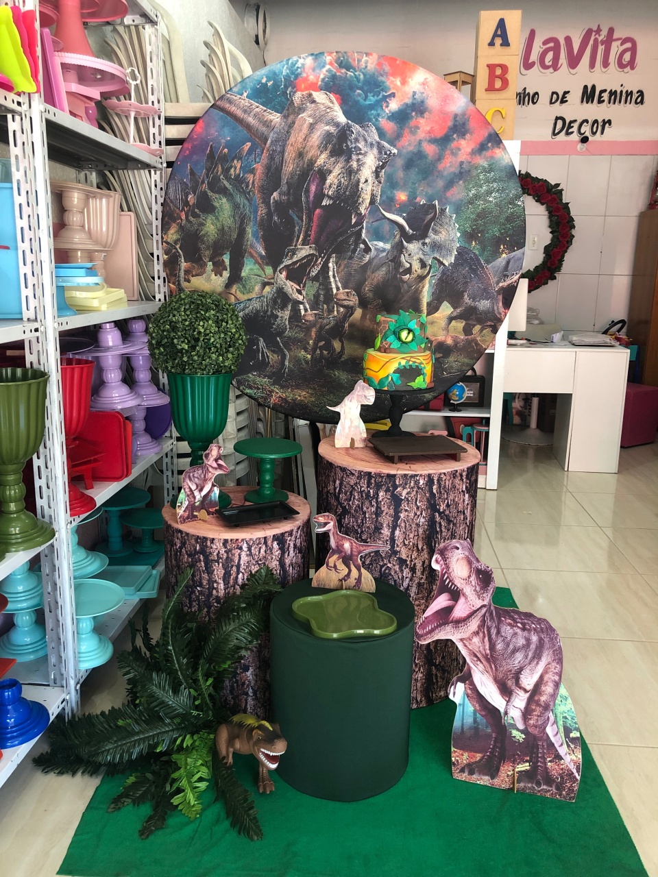 Kit Basic Dinossauro - Lavita Sonho De Menina 