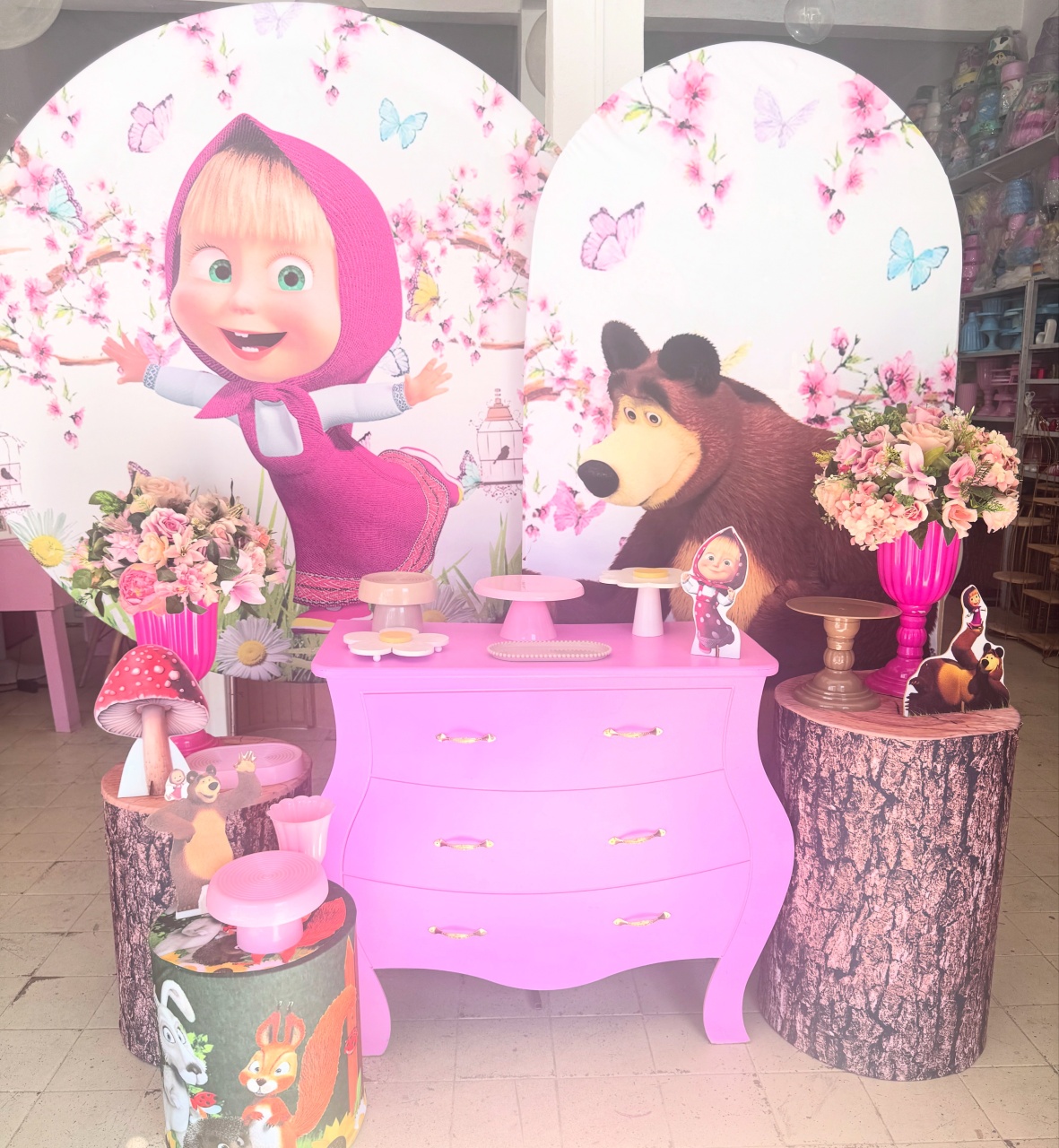 Kit Premium Masha E Urso - Lavita Sonho De Menina 