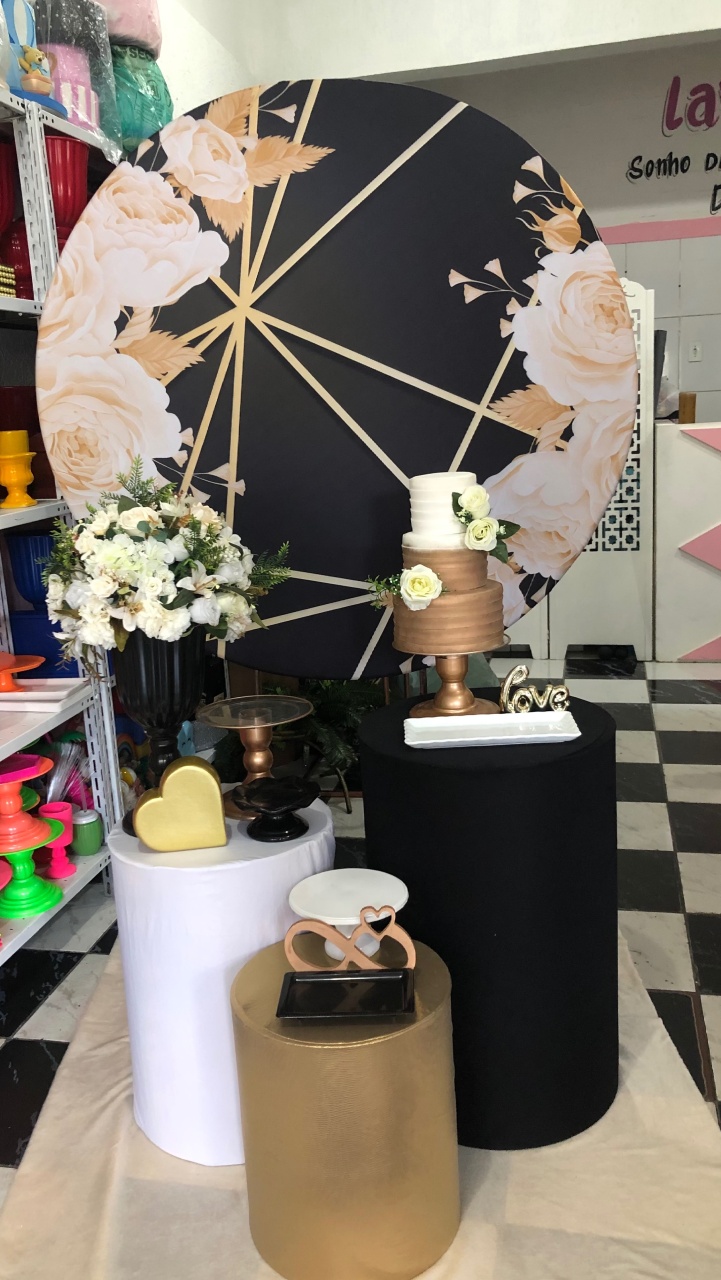 Kit Basic Floral Dourado - Lavita Sonho De Menina 
