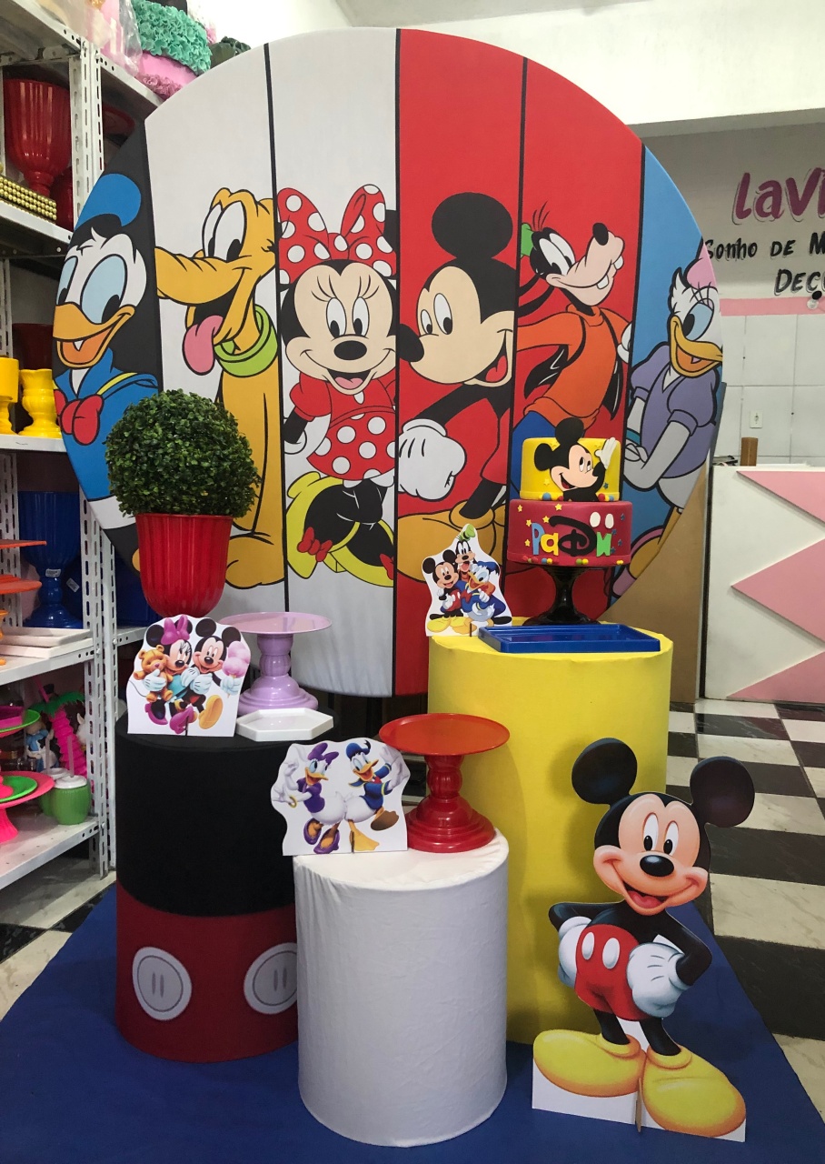 Kit Basic  Turma Do Mickey  - Lavita Sonho De Menina 