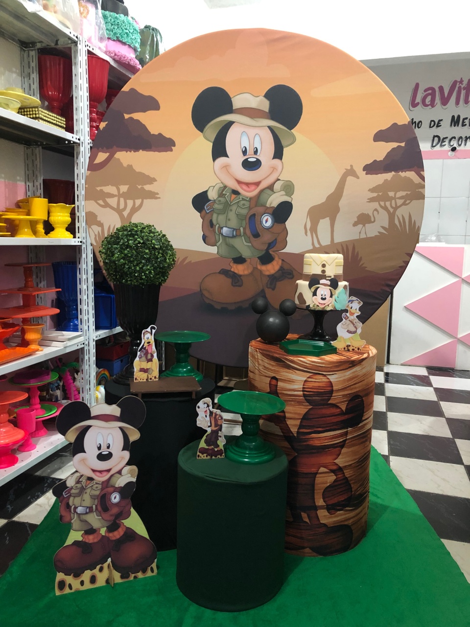 Kit Basic  Mickey Safari - Lavita Sonho De Menina 