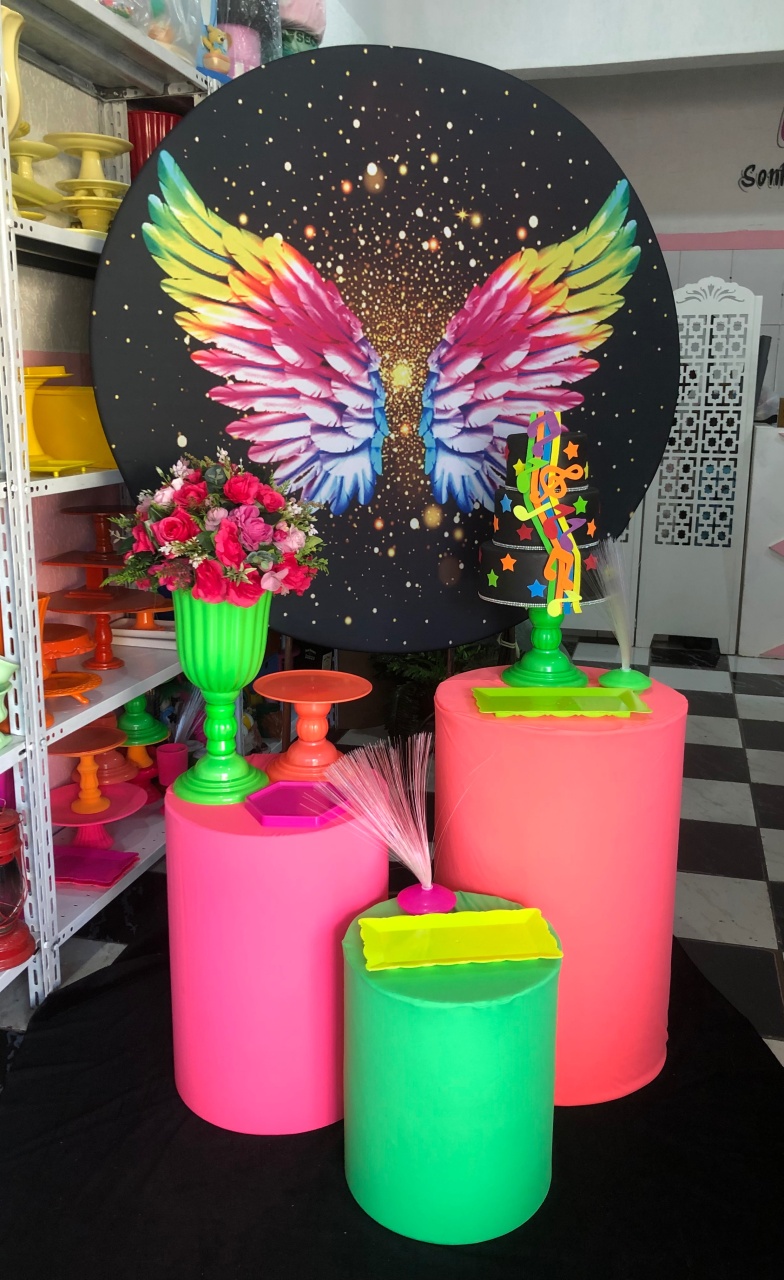Kit Basic Neon Asas  - Lavita Sonho De Menina 