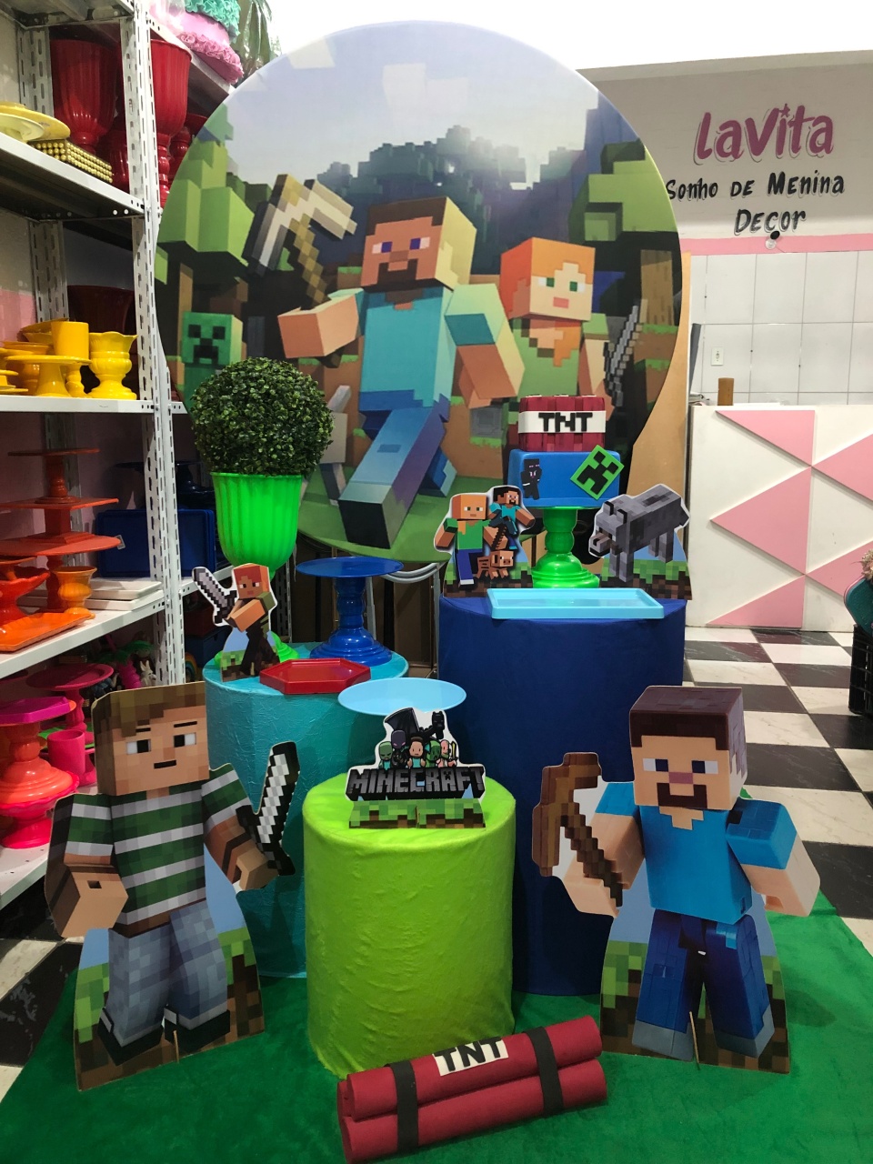 Kit Basic Minecraft - Lavita Sonho De Menina 