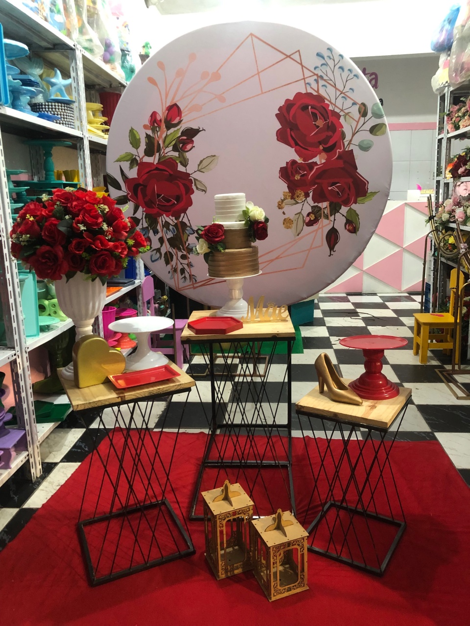 Kit Floral Vermelho  - Lavita Sonho De Menina 