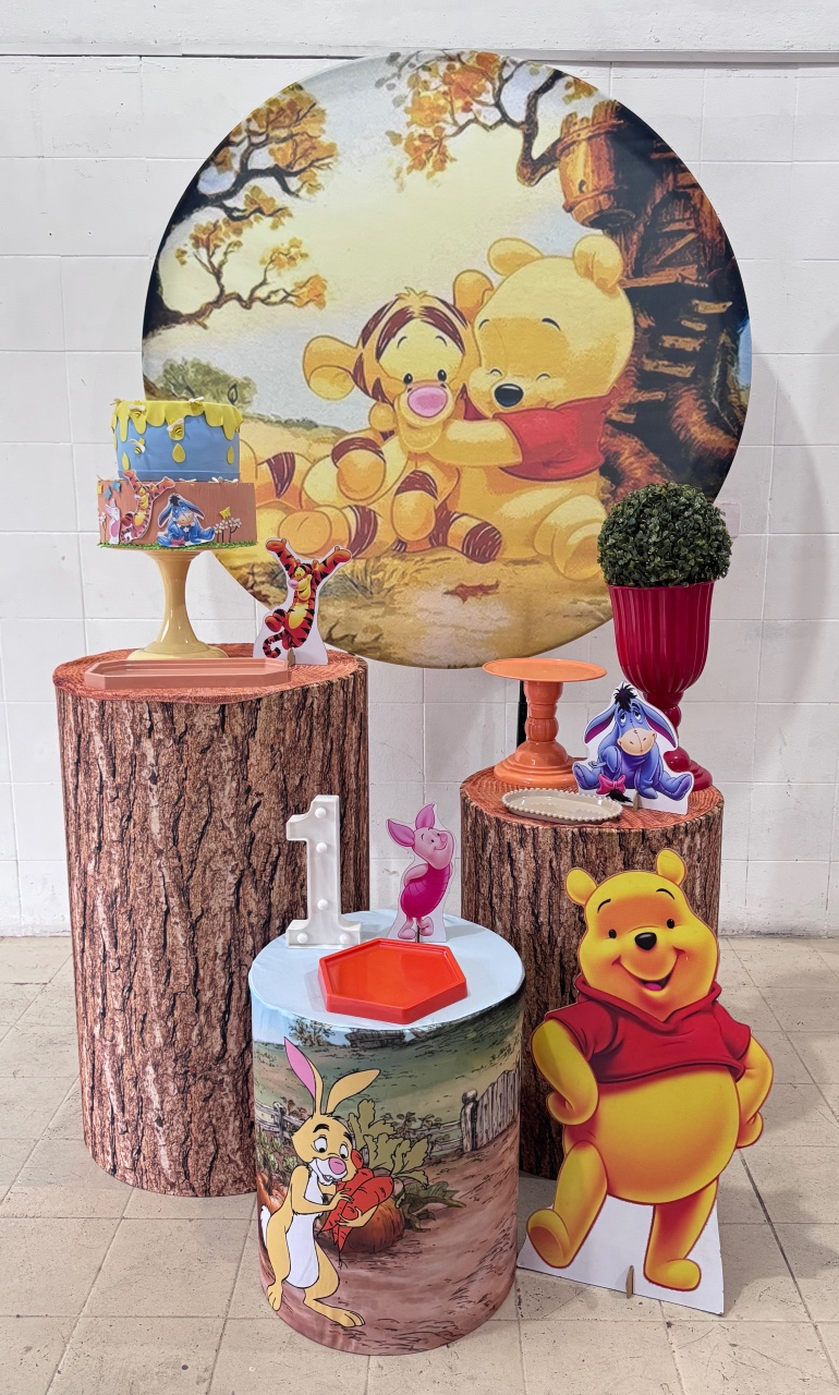 Kit Basic Ursinho Pooh  - Lavita Sonho De Menina 