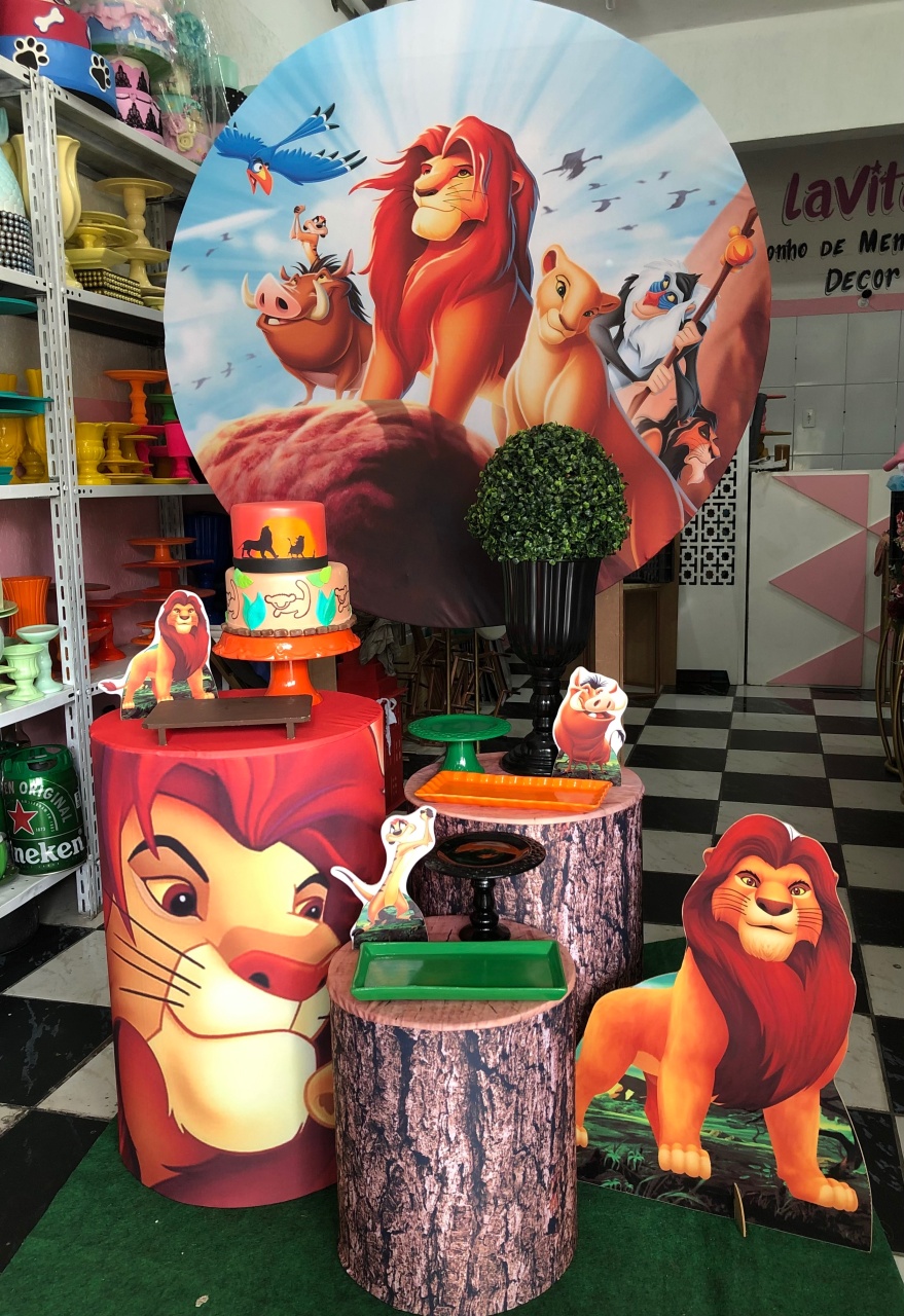 Kit Basic Rei Leão  - Lavita Sonho De Menina 