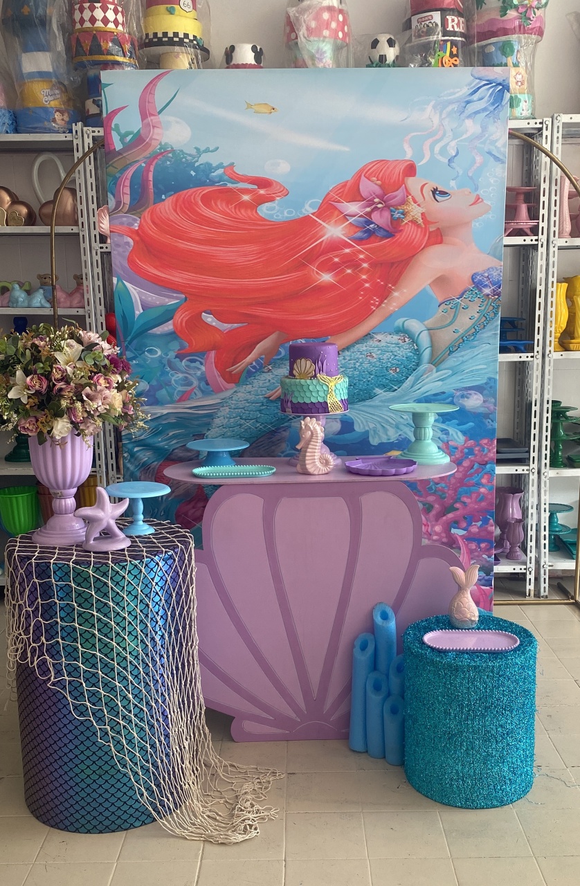 Kit Sereia Ariel - Lavita Sonho De Menina 