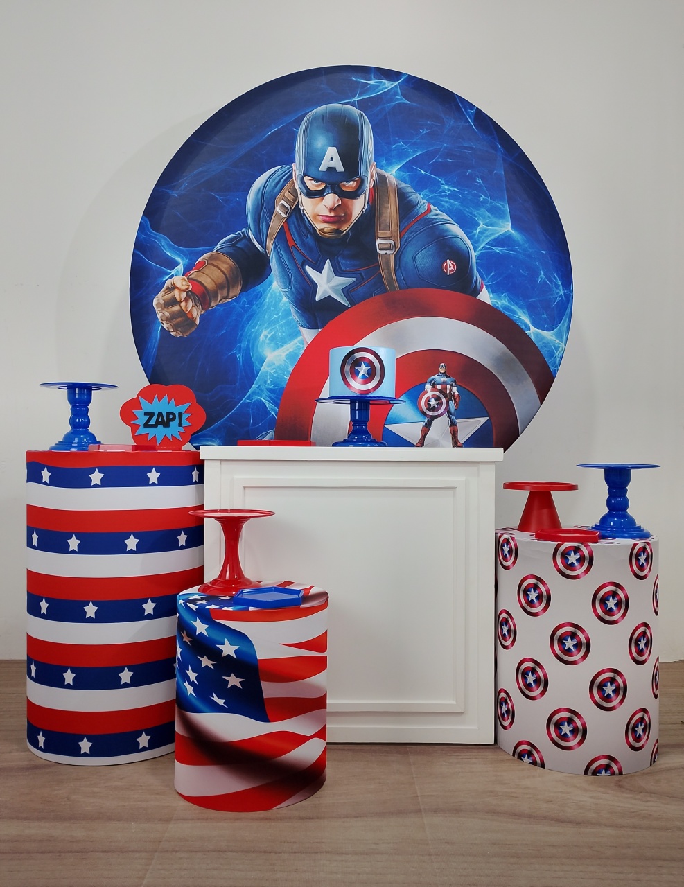 Kit Capitão América (02) - Topfesta 
