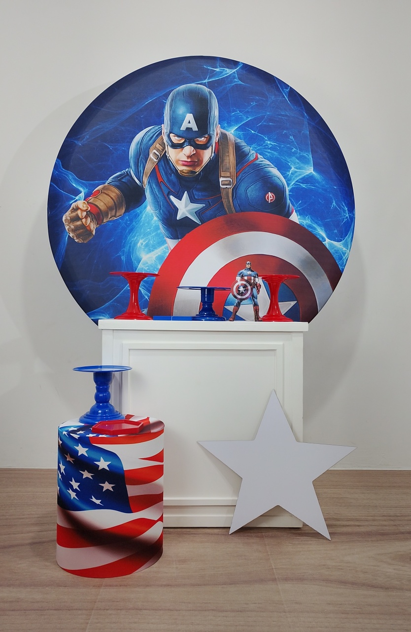 Kit Capitão América (05) - Topfesta 