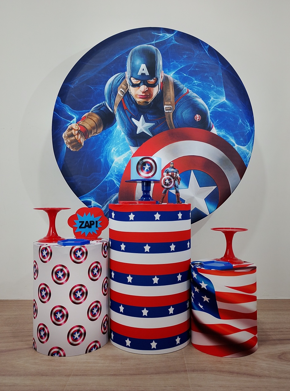 Kit Capitão América (01) - Topfesta 