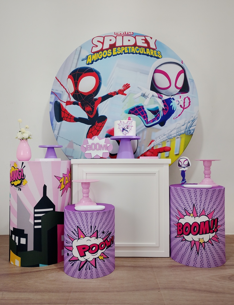 Kit Spidey-Man Menina (02) - Topfesta 