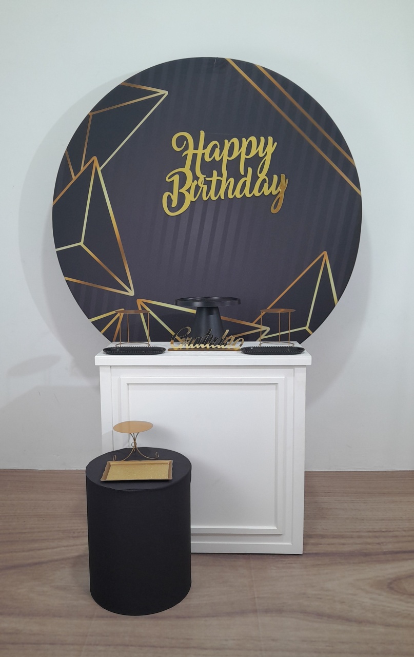 Kit Cinza Com Dourado (13) - Topfesta 