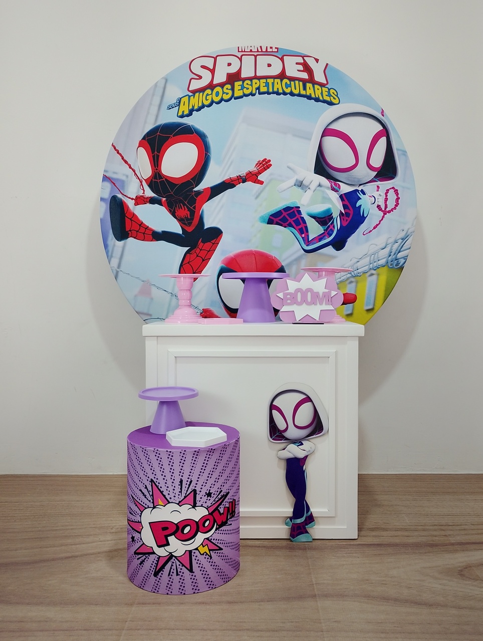 Kit Spidey-Man Menina (04) - Topfesta 