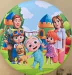 Cocomelow No Parque Painel Reddondo 150Cm - imagem 1