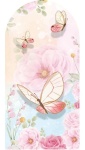 Borboleta Rosa E Chá Painel Redondo 150Cm - imagem 4