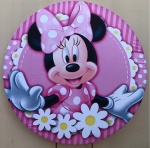 Minie Rosa Margaridas Painel Redondo 150Cm - imagem 1