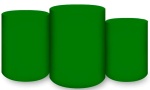 Verde Bandeira Liso 01 Painel Redondo 150Cm - imagem 2