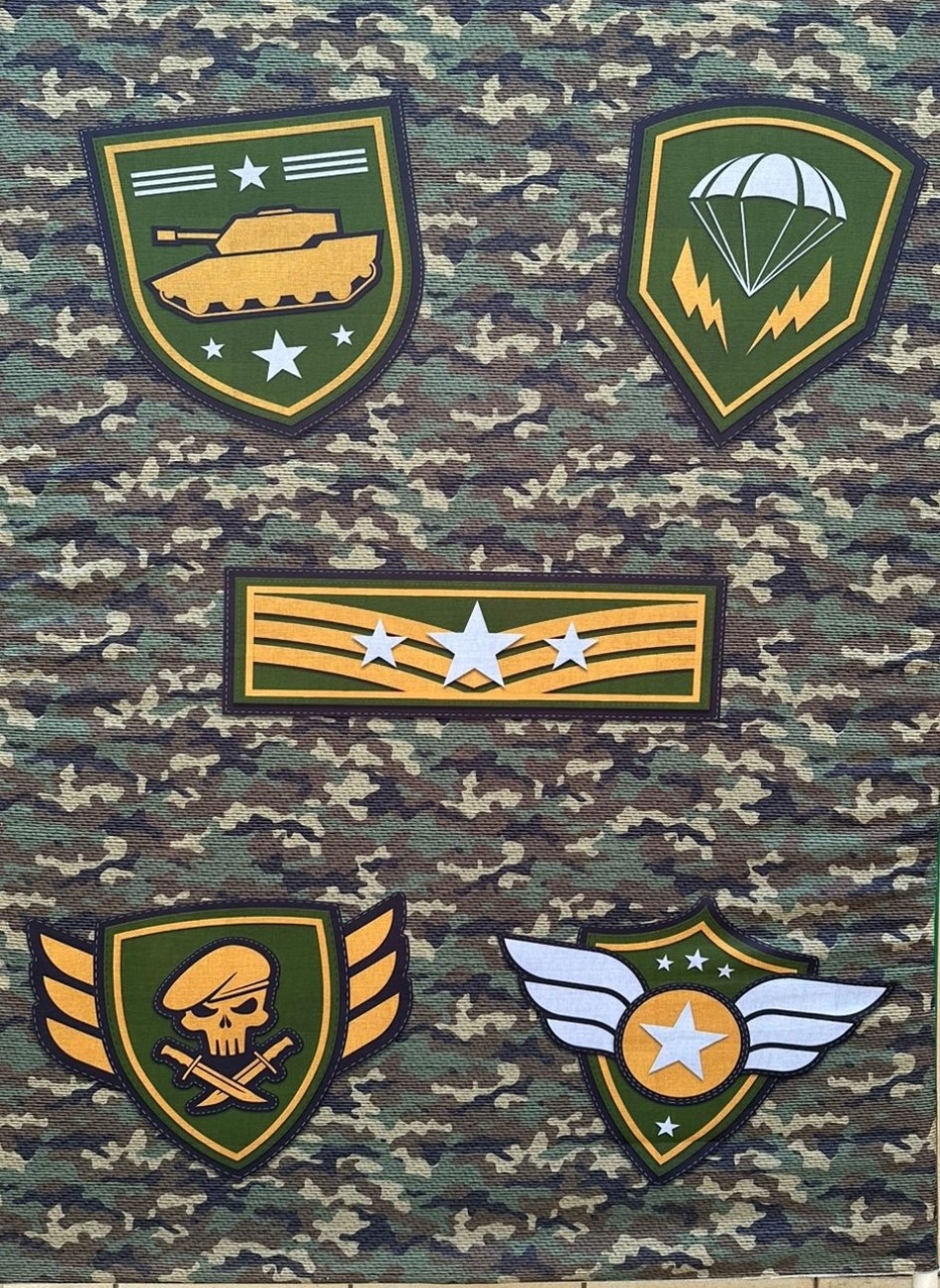 Militar Quartel Painel Retangular 220X150Cm - FOCUSEVENTOSJATAI