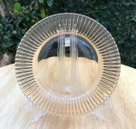 Prato Sobremesa Cristal Ambar Renaissance 19Cm - imagem 1