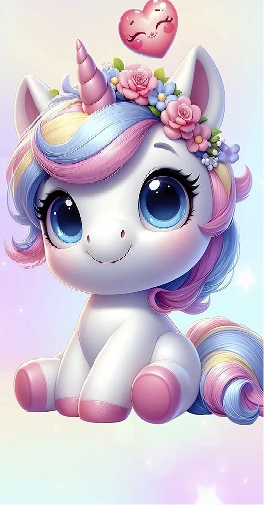 Unicornio 3D Belinha Sentada Fundo Lilas Painel Retangular 220X150Cm - FOCUSEVENTOSJATAI