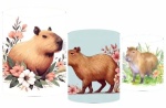 Capivara Aquarela Cilindro Redondo Pmg - imagem 1