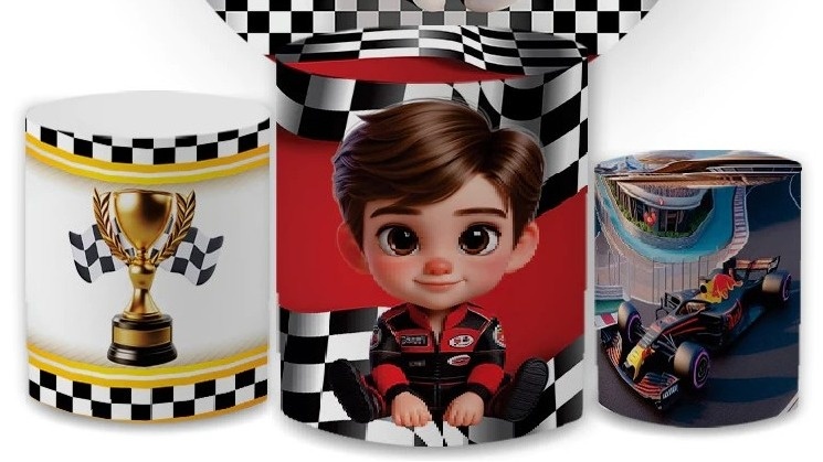 Formula 1 Piloto Branquinho Cilindro Redondo Pmg - FOCUSEVENTOSJATAI