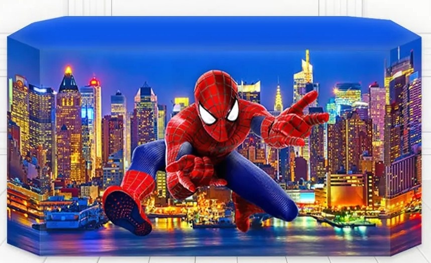 Homem Aranha New York Capa de Mesa Retangular 70X140Cms - FOCUSEVENTOSJATAI