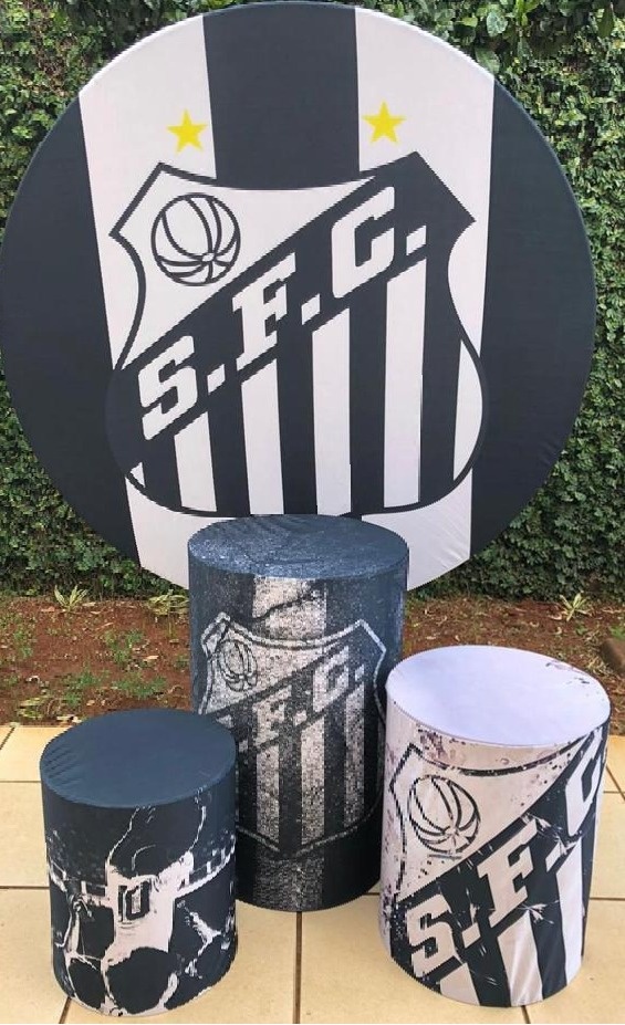 Futebol Santos Sfc Painel Redondo 150Cm - FOCUSEVENTOSJATAI