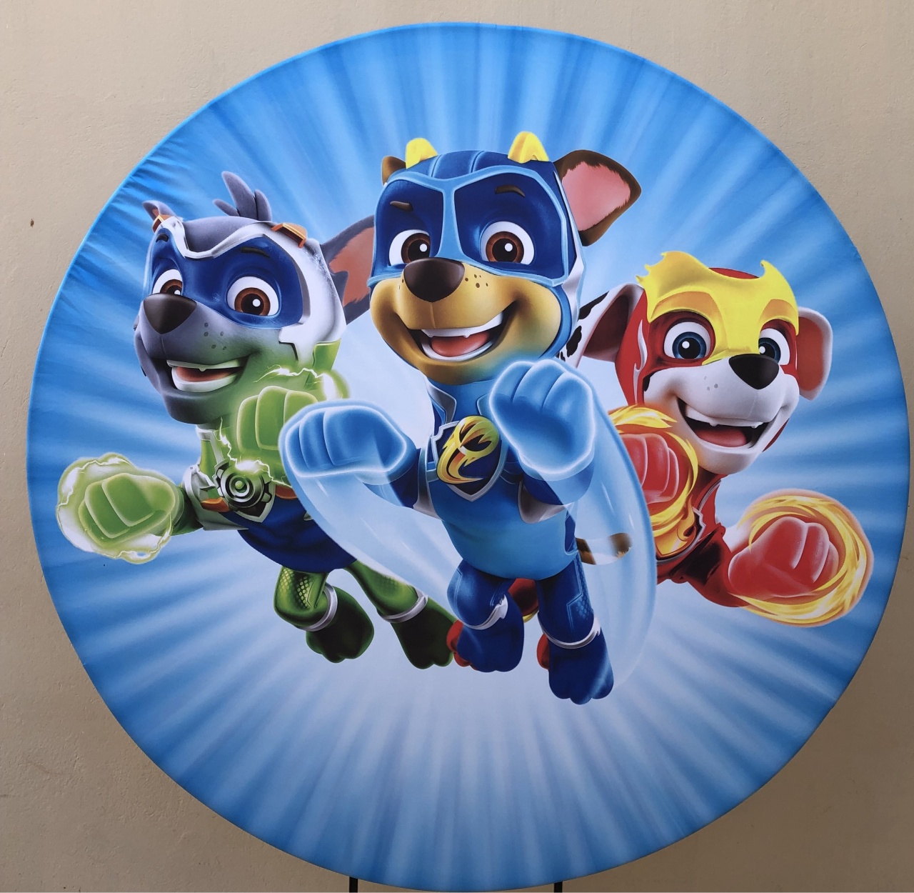 Patrulha Canina Super Filhotes 02 Painel Redondo 150Cm - FOCUSEVENTOSJATAI