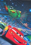 Aviões Carros Disney Painel Retangular 220X150Cm - Fundo Azul Marinho - imagem 1