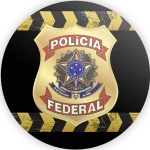 Policia Federal Painel Redondo 150Cm - imagem 1