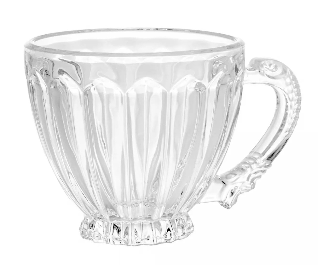 Xícara de Chá Imperial 200Ml Cristal - Lyor - FOCUSEVENTOSJATAI