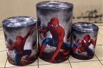 Homem Aranha  Fone Ouvido Cilindro Redondo Pmg - imagem 1