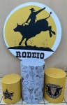 Country Rodeio Touro Cilindro Redondo Pmg - imagem 2