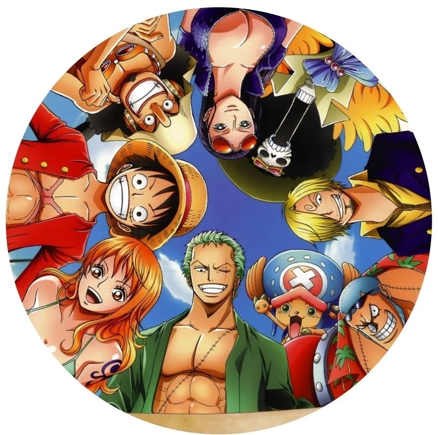 One Piece E Amigos Cilindro Redondo 150Cm - FOCUSEVENTOSJATAI