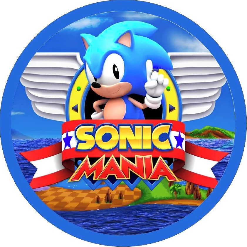 Sonic Mania Painel Redondo 150Cm - FOCUSEVENTOSJATAI