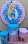 Alice Espelho Azul - Painel Redondo 150Cms - imagem 2