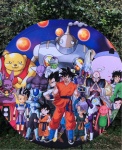 Dragon Boll 19 Painel Redondo 150Cm - imagem 1