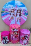 Roblox Rosa 3D Painel Redondo 150Cm - imagem 2