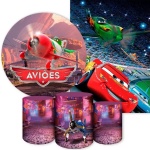 Aviões Carros Disney Cilindro Redondo Pmg - imagem 2