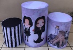 Wandinha Aquarela Cilindro Redondo Pmg - imagem 1
