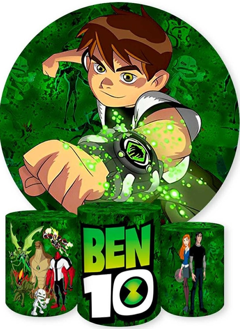 Ben 10 Relogio Omnitrix Painel Redondo 150Cm - FOCUSEVENTOSJATAI